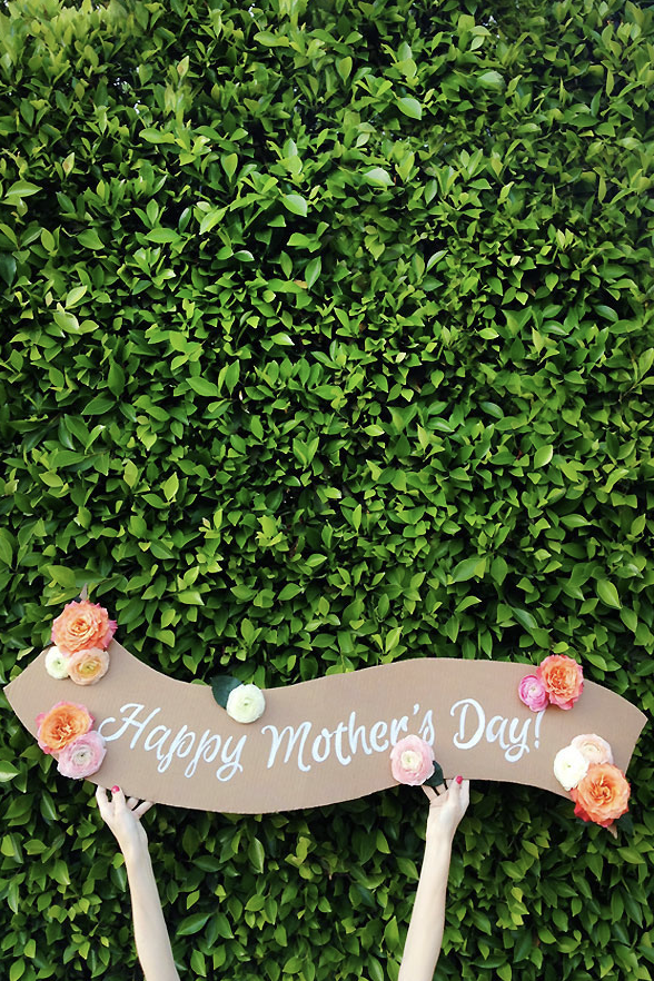 Mother's Day Flower Banner