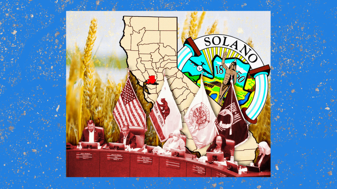 Photo Illustration by Thomas Levinson/The Daily Beast/Getty/Solano County Board of Supervisors