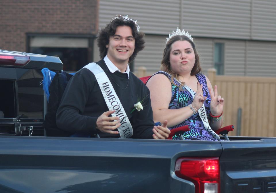 Also present at the parade on Friday were Keegan Mosher and Ana Schramm, Cheboygan's 2022 Homecoming king and queen.