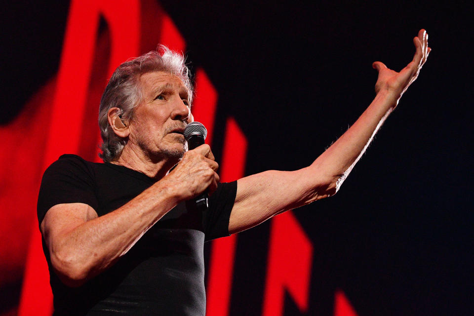 LONDON, ENGLAND - JUNE 06:  Roger Waters performs on stage at The O2 Arena during the 'This is Not A Drill' tour, on June 06, 2023 in London, England. (Photo by Jim Dyson/Getty Images)