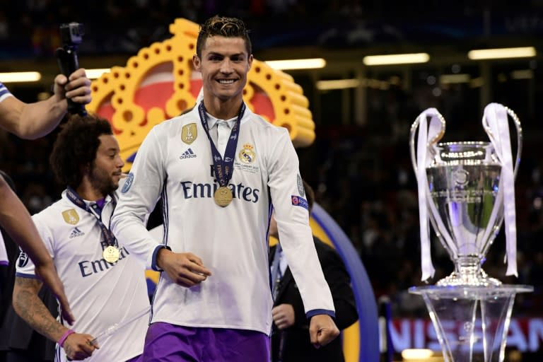 Portuguese forward Cristiano Ronaldo has won three Champions League titles and three Ballon d'Or awards whilst at Real Madrid