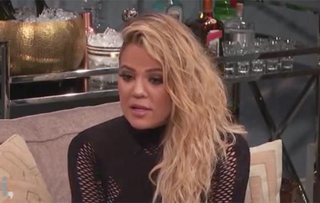 Khloe reveals how the klan dealt with Caitlyn's transition. Photo: Kocktails with Khloe