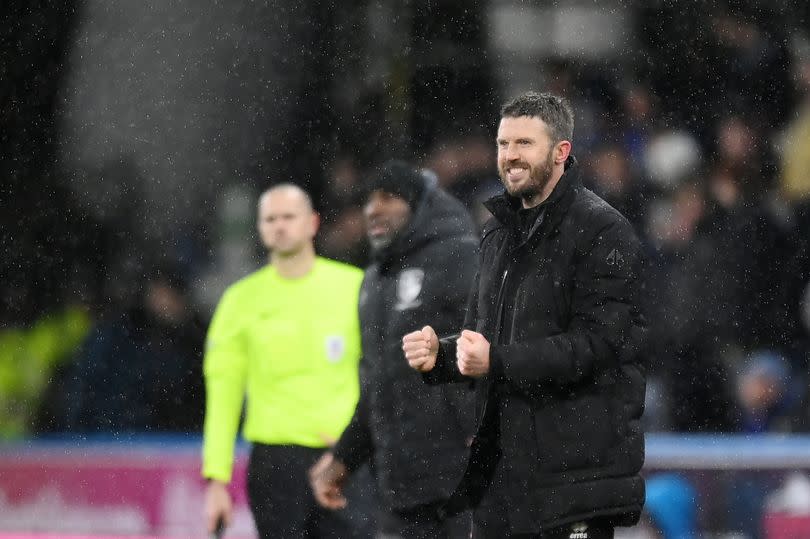 Middlesbrough head coach Michael Carrick celebrates