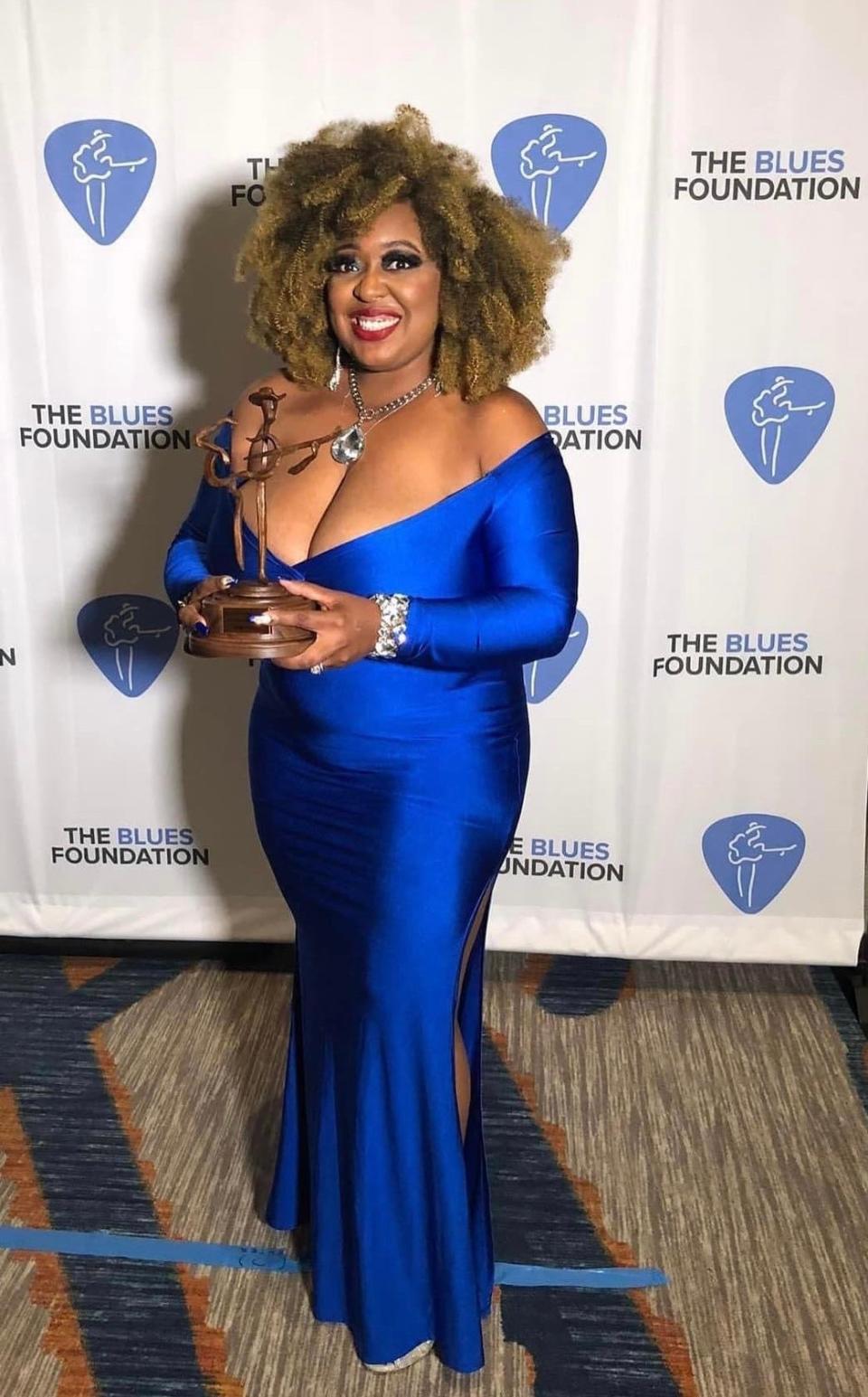 Annika Chambers recently was recognized with an award from The Blues Foundation at an event in Memphis. Chambers is headlining Saturday's Canton Blues Fest in downtown Canton.