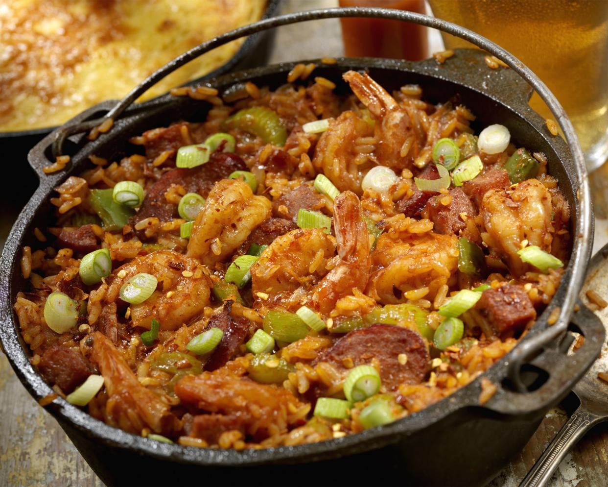 Cajun Shrimp and Rice Skillet