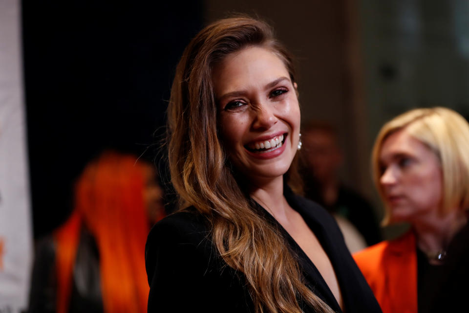 Actor Elizabeth Olsen arrives for the premiere of Sorry for Your Loss during the Toronto International Film Festival (TIFF) in Toronto, Ontario, Canada, September 8, 2018.  REUTERS/Mario Anzuoni