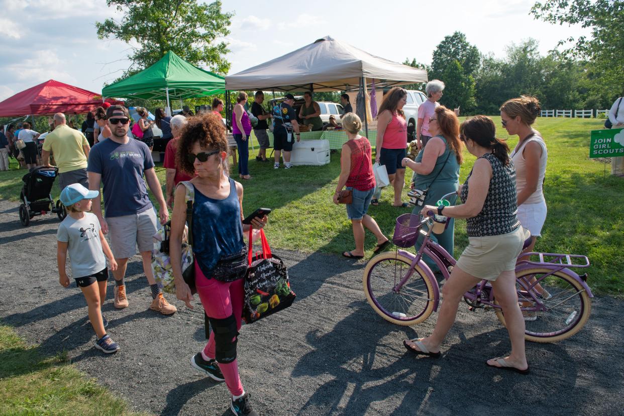 File - Open every Friday from 4:30 to 7:30 p.m., the Warrington Farmers Market opens May 31 at its new location at Lion Pride Park Upper Nike/IPW Park, at 3129 Bradley Road.