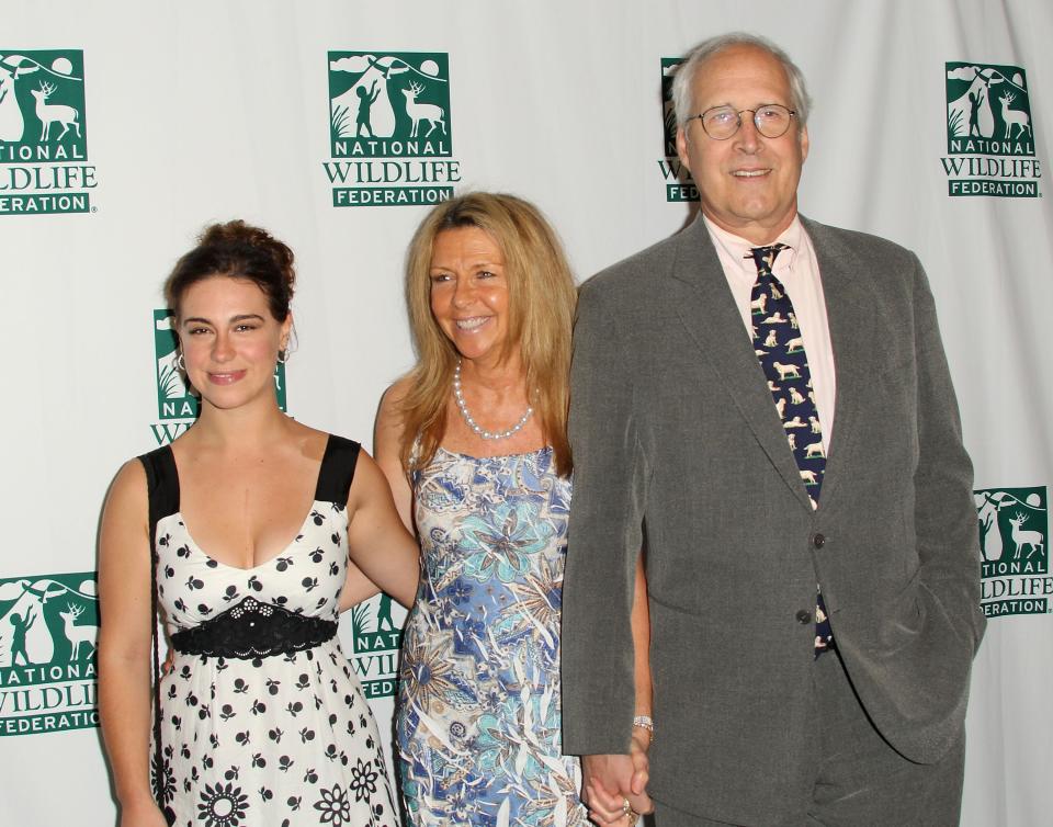 Chevy chase and family