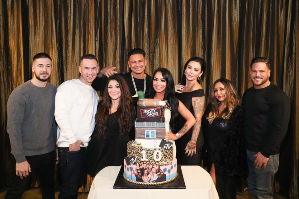 The cast of Jersey Shore: Family Vacation | Bennett Raglin/Getty Images for MTV