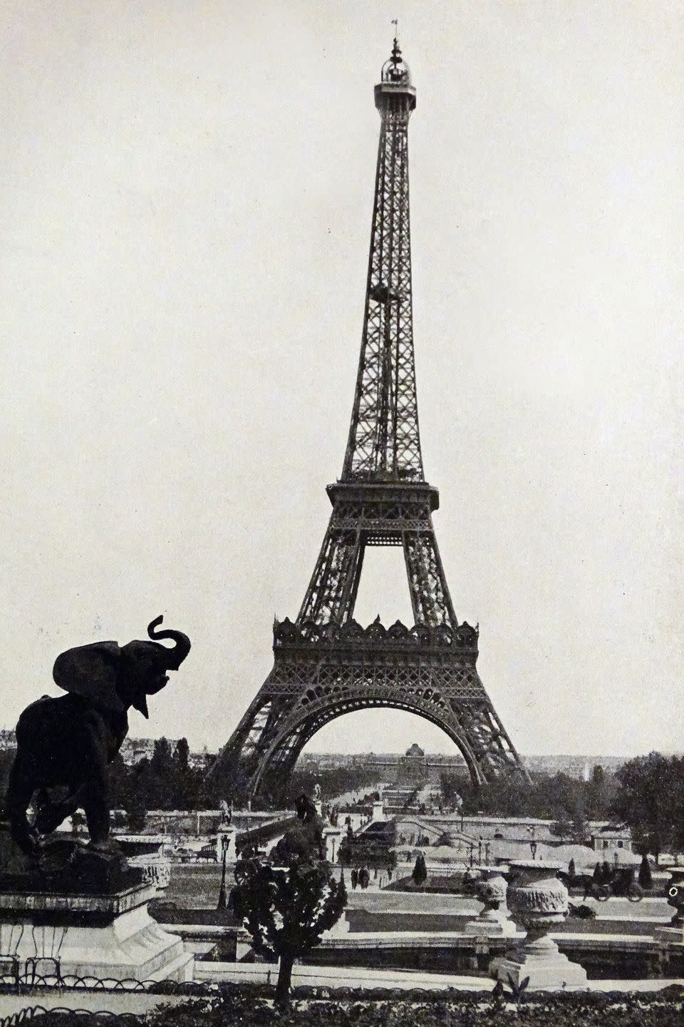 The Eiffel Tower was the tallest structure on Earth.