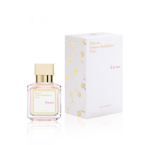 <p>Maison Francis Kurkdijan À La Rose Eau de Parfum, $245</p><p><a rel="nofollow noopener" href="http://www.neimanmarcus.com/Maison-Francis-Kurkdjian-192-la-rose-Eau-de-parfum/prod177790018/p.prod" target="_blank" data-ylk="slk:BUY NOW;elm:context_link;itc:0;sec:content-canvas" class="link ">BUY NOW</a></p>