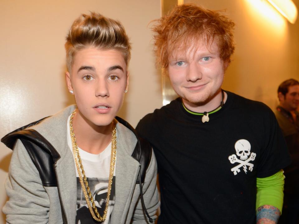 justin bieber ed sheeran