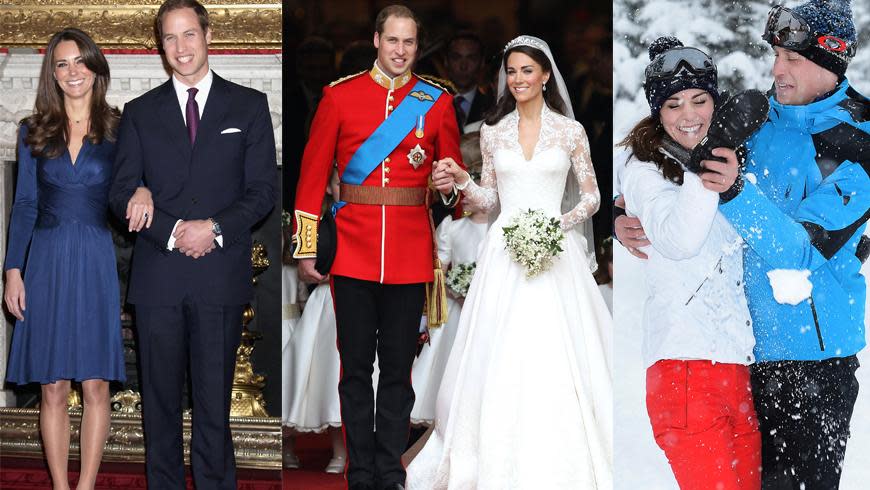 A Timeline Of Kate Middleton And Prince William Through The Years