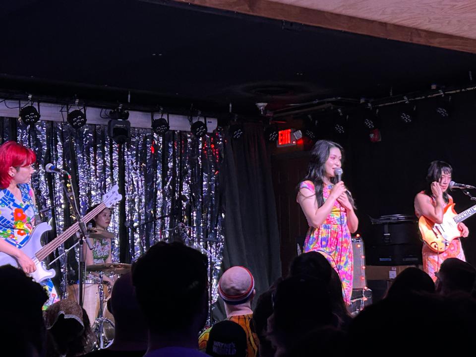 Otoboke Beaver rocking Spirit, a music venue in Pittsburgh's Lawrenceville neighborhood.