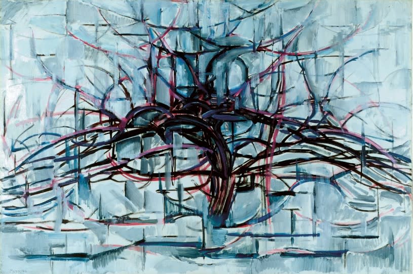 "Árbol" (1912) de Piet Mondrian