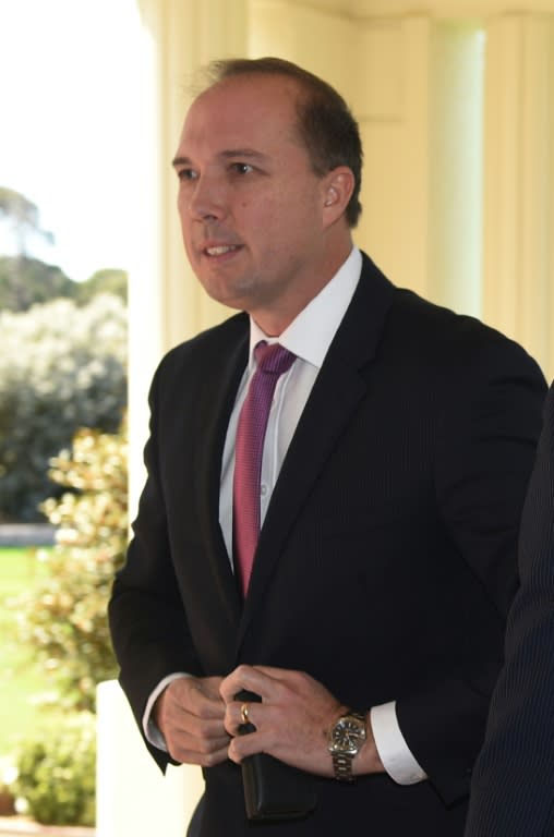 Australian Immigration Minister, Peter Dutton