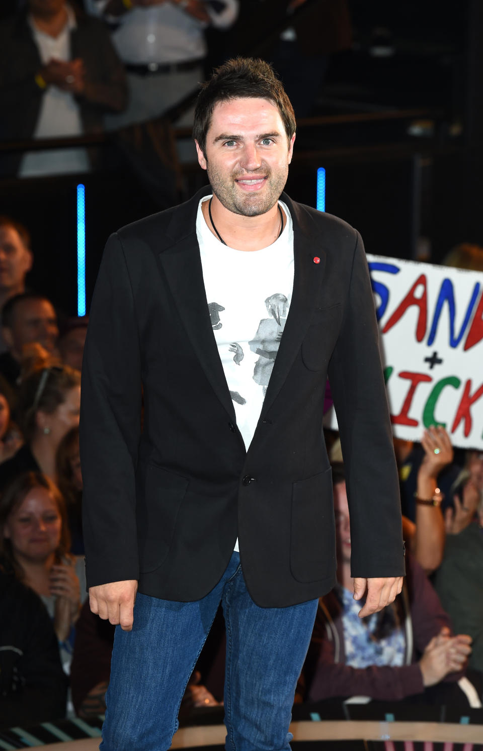 George Gilbey arriving at the Celebrity Big Brother house at Elstree studios in London in 2014. (PA)