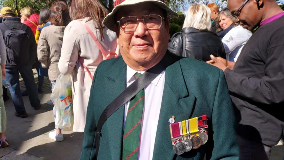 Veterano del ejército británico de origen nepalí