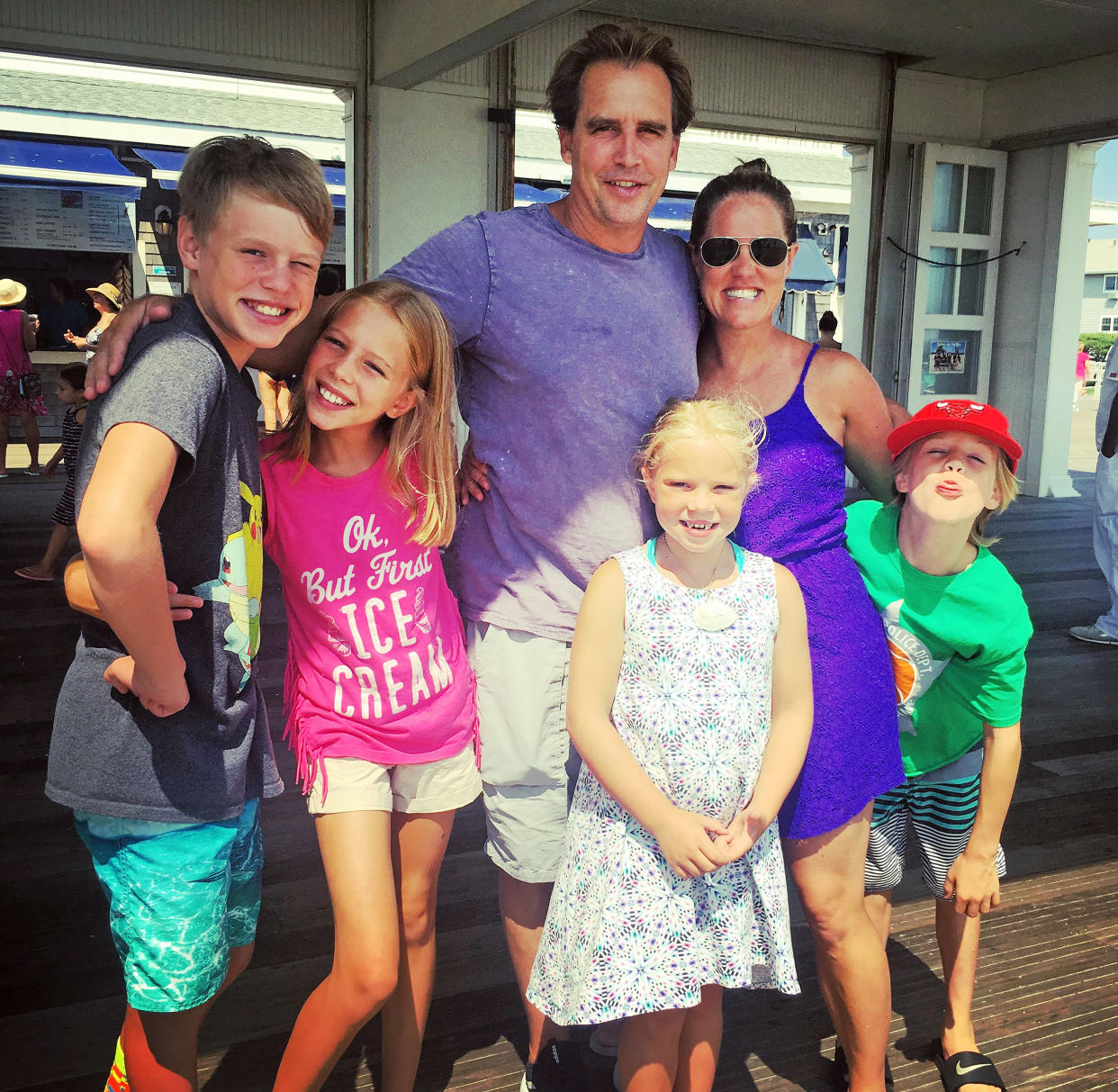 Kelley Kitley with her husband and kids. (Courtesy Kelley Kitley)