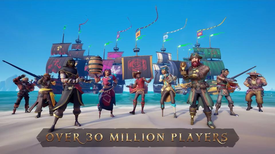 Image of 30 million players in Sea of Thieves