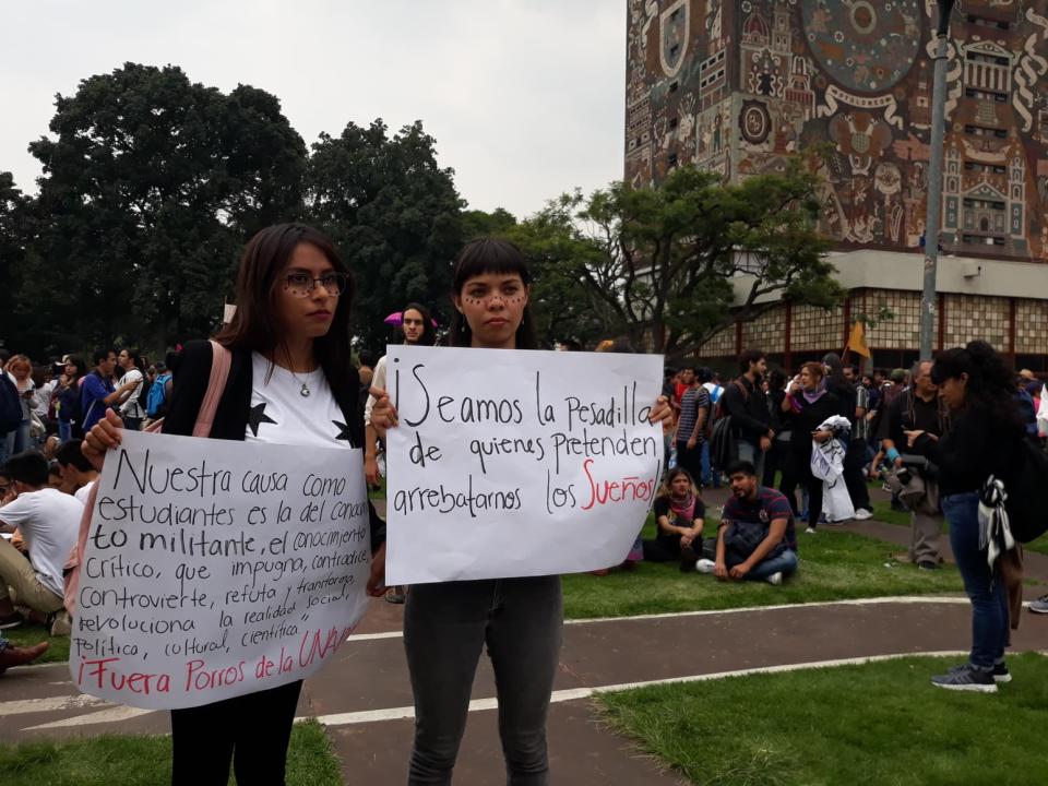 FOTOS | La megamarcha contra la violencia en la UNAM