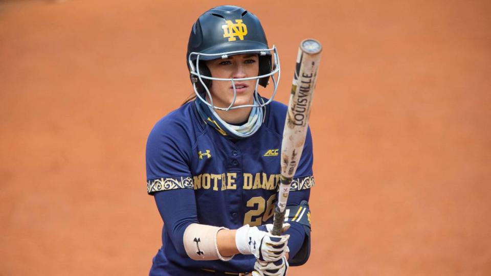 Notre Dame’s Abby Sweet was a top-25 finalist for Player of the Year and is 12th in the country with a .463 batting average.