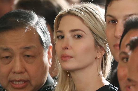 Ivanka Trump at the White House in June: Getty Images