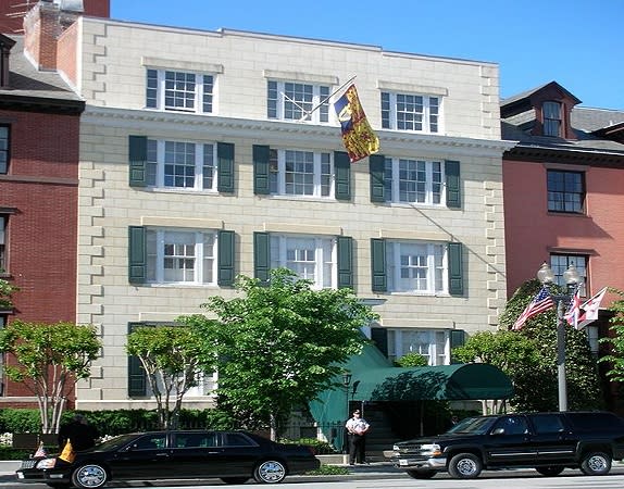 Desde 1943 el edificio Blair House es el lugar donde se alojan los invitados oficiales del Presidente de los EEUU (imagen vía Wikimedia commons)