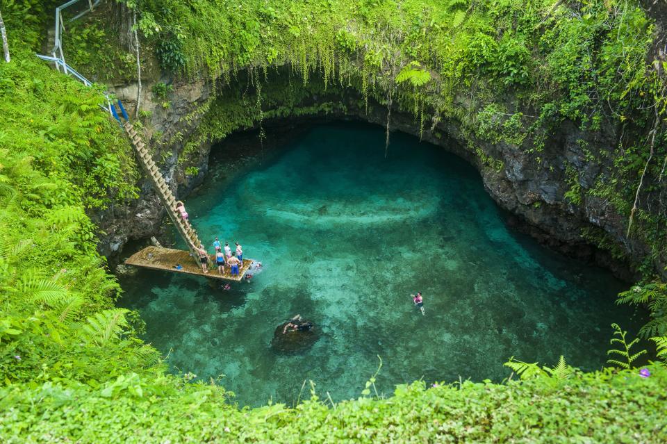 To Sua Ocean Trench in Samoa