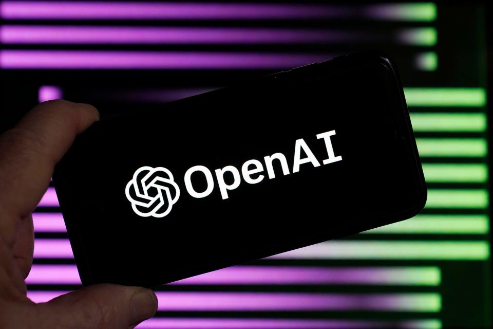 The logo for OpenAI, the maker of ChatGPT