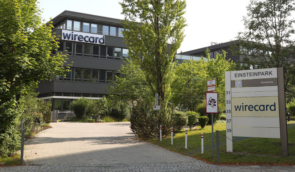 The headquarters of Wirecard AG, an independent provider of outsourcing and white label solutions for electronic payment transactions is seen in Aschheim near Munich, Germany, July 22, 2020. REUTERS/Michael Dalder