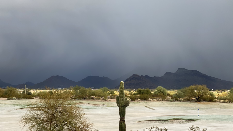 <div>Sarah Estrada captured a beautiful shot of a stormy day in Scottsdale</div>