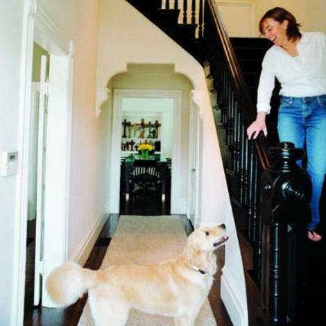 Now: a welcoming entry hallway 