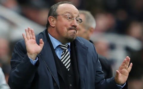 Rafael Benítez - Rafael Benitez is wasted at Newcastle – he has to leave this failing institution - Credit: REUTERS