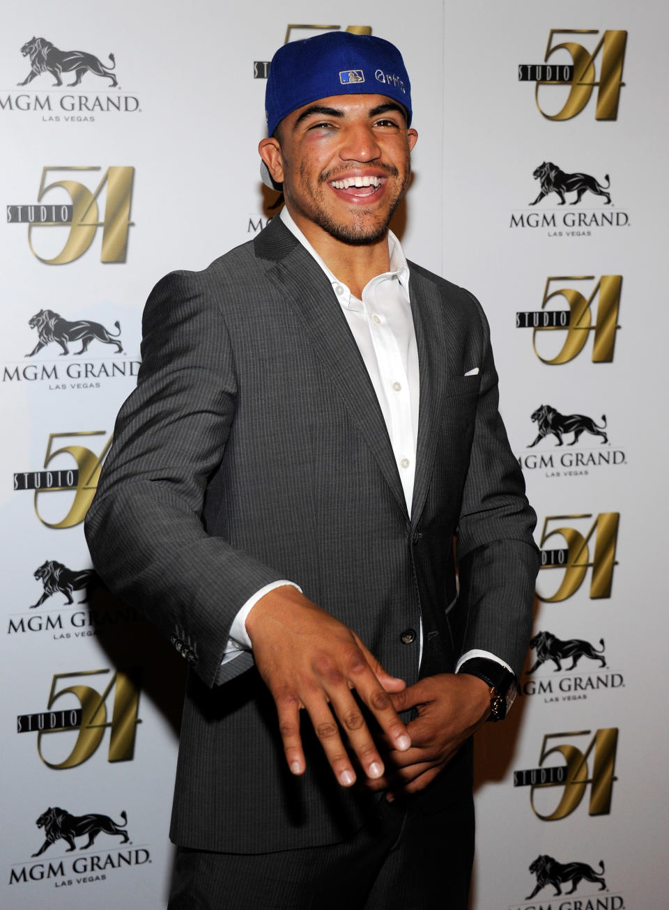 <b>Victor Ortiz</b><br> As a child, Ortiz played the piano, had vocal coaching and wanted to be a singer. The professional boxer also snowboards, skates and builds his own cars, and he loves country music. (Photo by Ethan Miller/Getty Images for Studio 54)