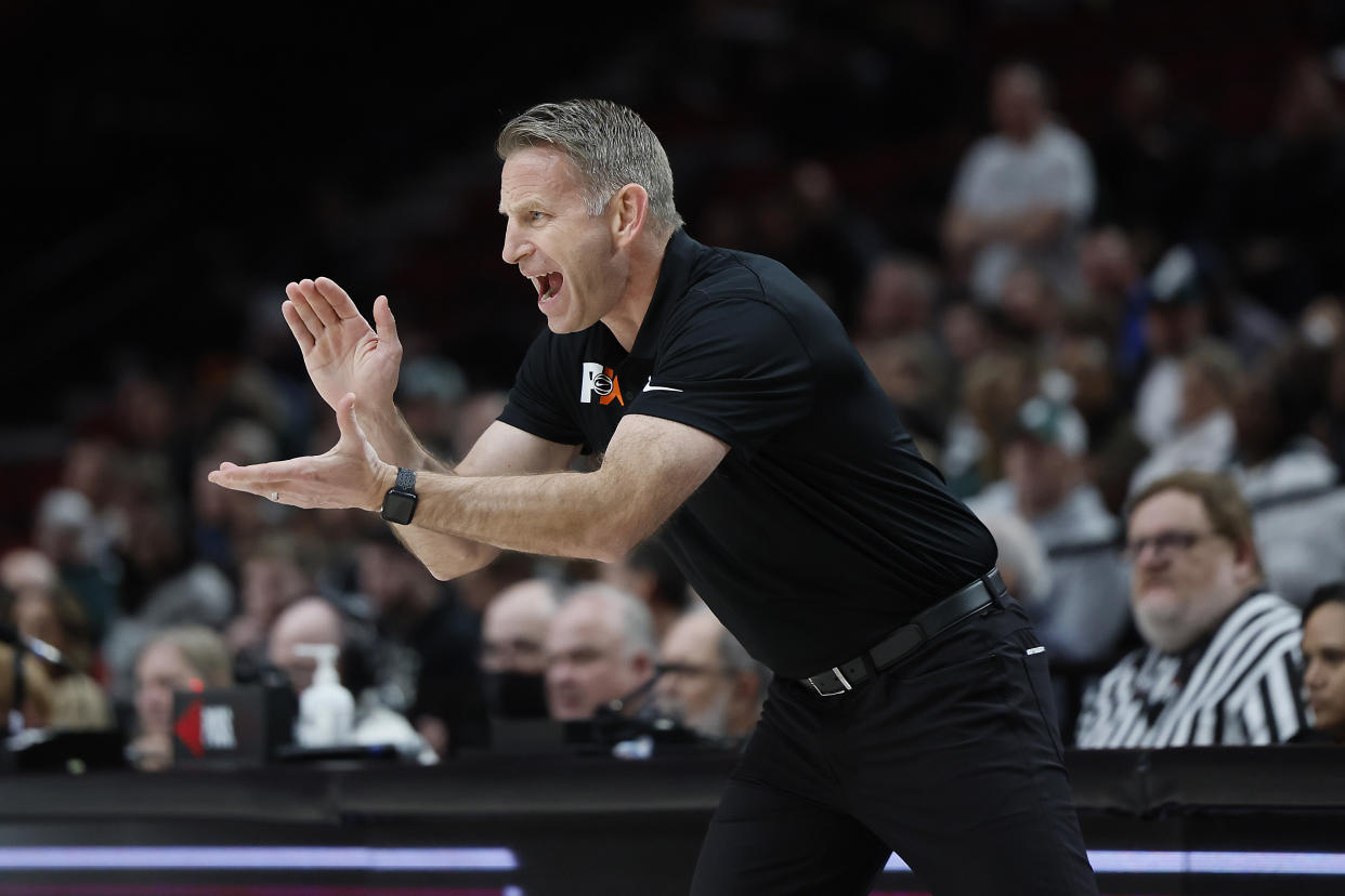 Head coach Nate Oats of the Alabama Crimson Tide