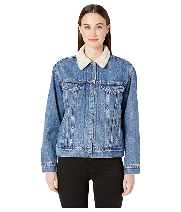 Levi’s Premium Ex-Boyfriend Sherpa Trucker (Credit: Zappos)