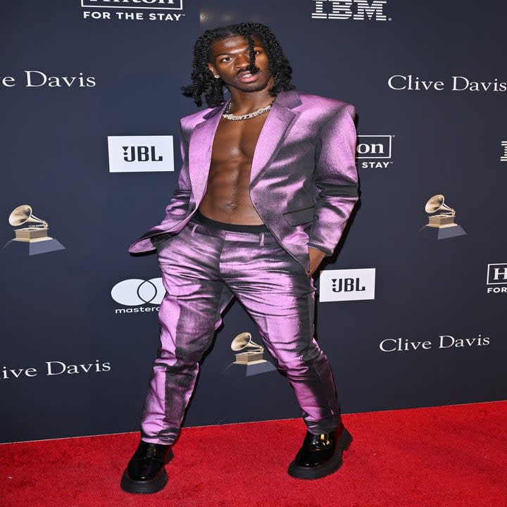 Lil Nas X on the red carpet