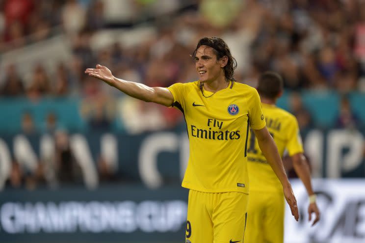 Cavani et ses partenaires ont subi la loi des Bianconeri (AFP)