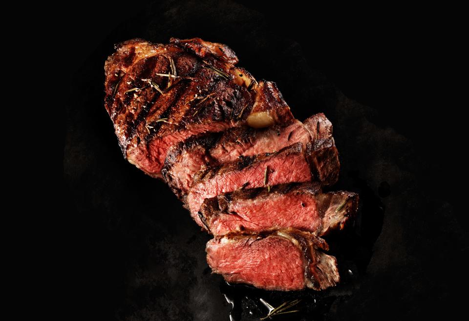 The rib eye is always the best cut for simply grilling over a fire or in a pan. But a pasture-raised rib eye? Unbeatable tenderness, flavor, and texture.