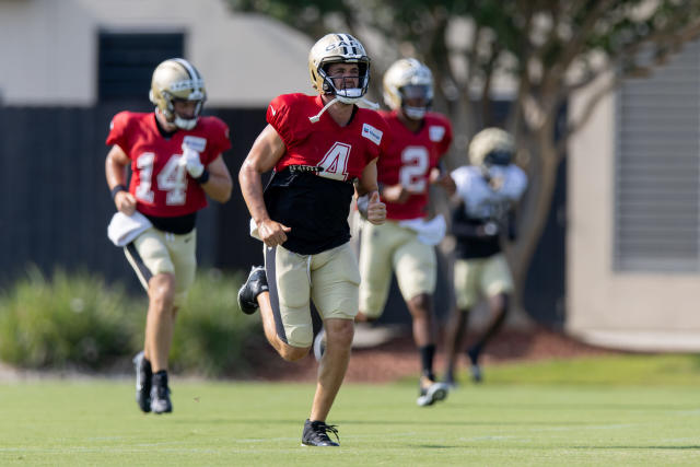 Saints rookie QB Jake Haener suspended for violating the NFL's