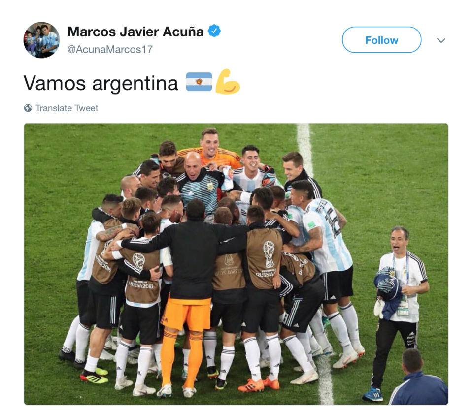 Así reaccionaron los jugadores argentinos y otras personalidades después del triunfo de la Albiceleste