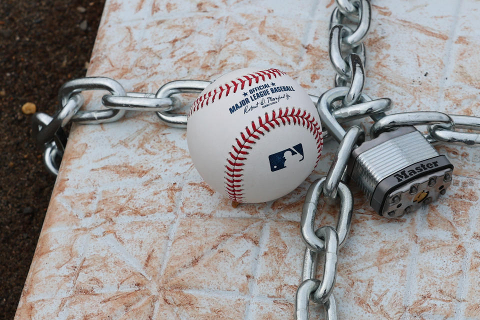 The MLB lockout that team owners initiated in December has now officially delayed spring training as progress comes slowly. (Photo by Rich Graessle/Icon Sportswire via Getty Images)