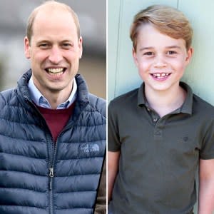 Prince William Prince George 7 Adorably Match Soccer Game Suits Ties