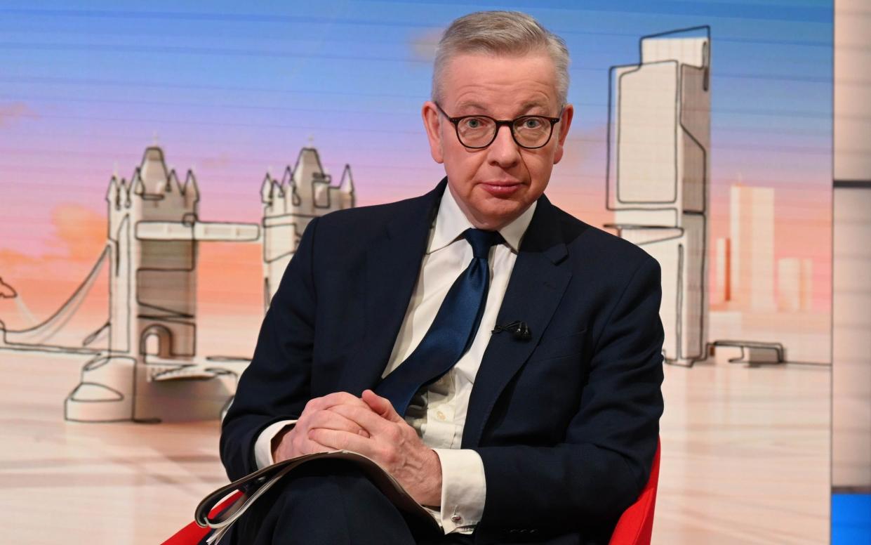 Communities Secretary Michael Gove said the inappropriate sale and use of the substance will be forbidden to stop public areas becoming drug-taking 'arenas' - Jeff Overs/BBC/PA