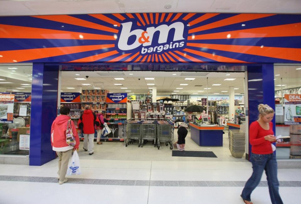 A B&M store  (PA Archive)