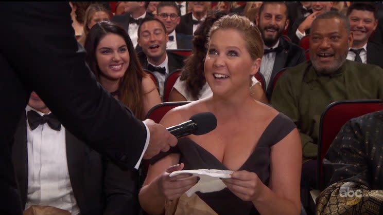 Amy Schumer at Emmys 2017: WENN