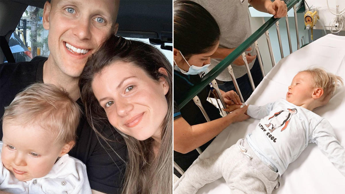 AFL: Jordan Ablett's heartbreaking pics of son in hospital - Yahoo Sport