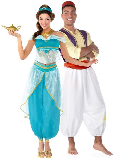 Party City Jasmine & Aladdin Couples Costumes