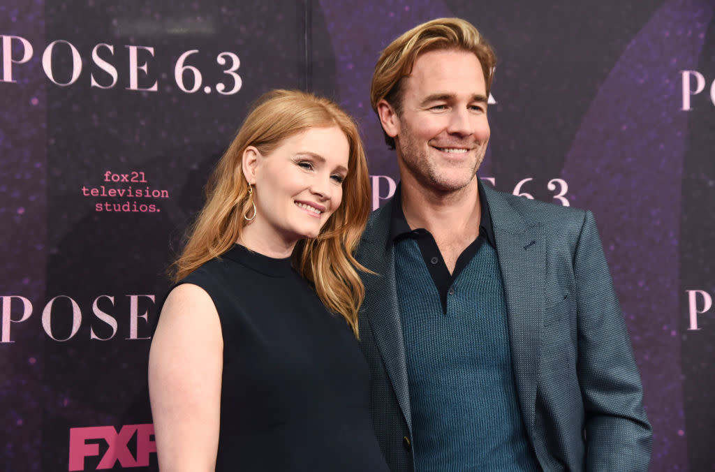 James Van Der Beek has revealed his wife has suffered a miscarriage, the couple are pictured here in May 2018 [Photo: Getty]